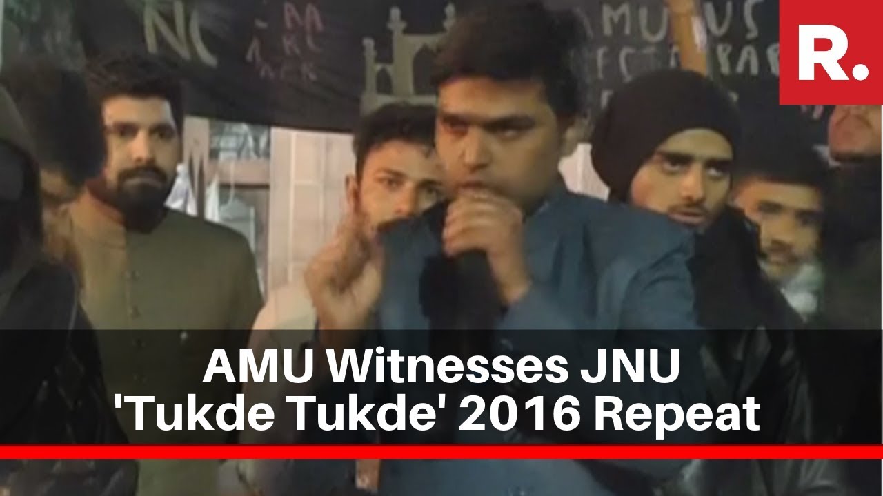'Tukde Tukde' Slogans Make A Return As AMU Witnesses JNU 2016 Repeat