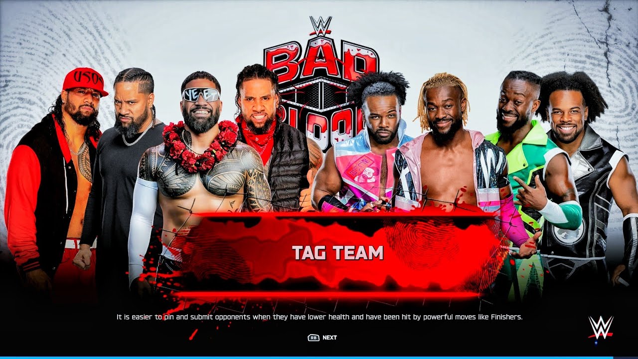 The USOs Vs The New Day - Tag Team Elimination Match | WWE 2k25 