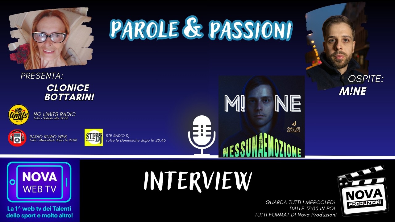 Parole & Passioni con M!NE - Nessuna Emozione