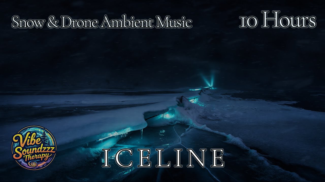 I C E L I N E | Snow & Electronic Drone Ambient Music | 10 Hours