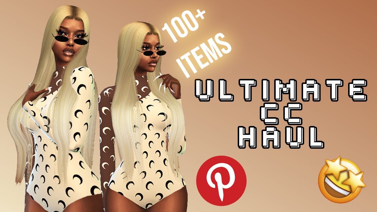 SIMS 4| ULTIMATE CC HAUL|100+ ITEMS 🌟🧡