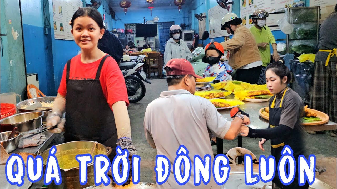 Tưởng Đâu Tối Nay Bánh Xèo Nhí Sụm Nụ, Bất Ngờ Khách Ghé Ăn Quá Trời Đông Luôn.