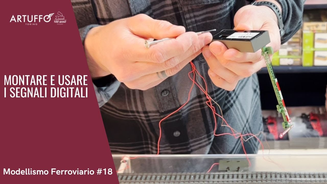 #18 Modellismo Ferroviario - Tutorial segnali digitali Marklin, montaggio e utilizzo