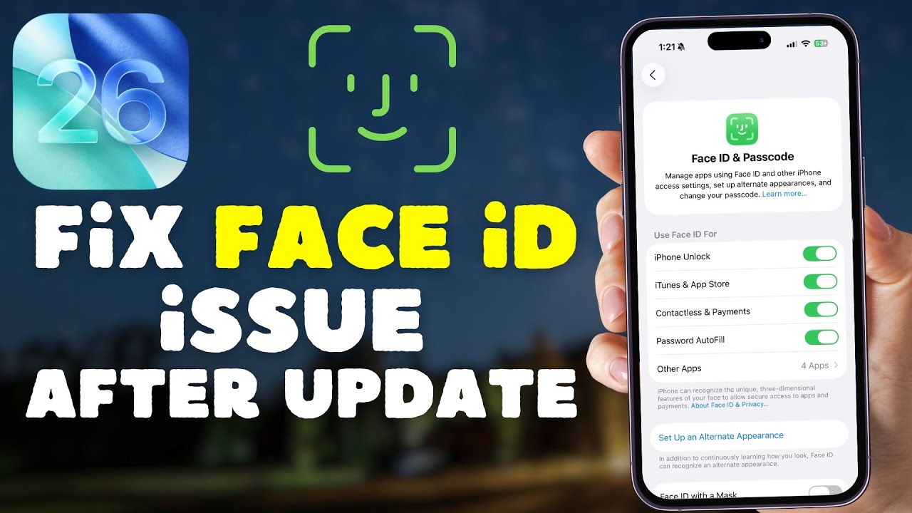 Как исправить проблему с Face ID после обновления iOS 26
