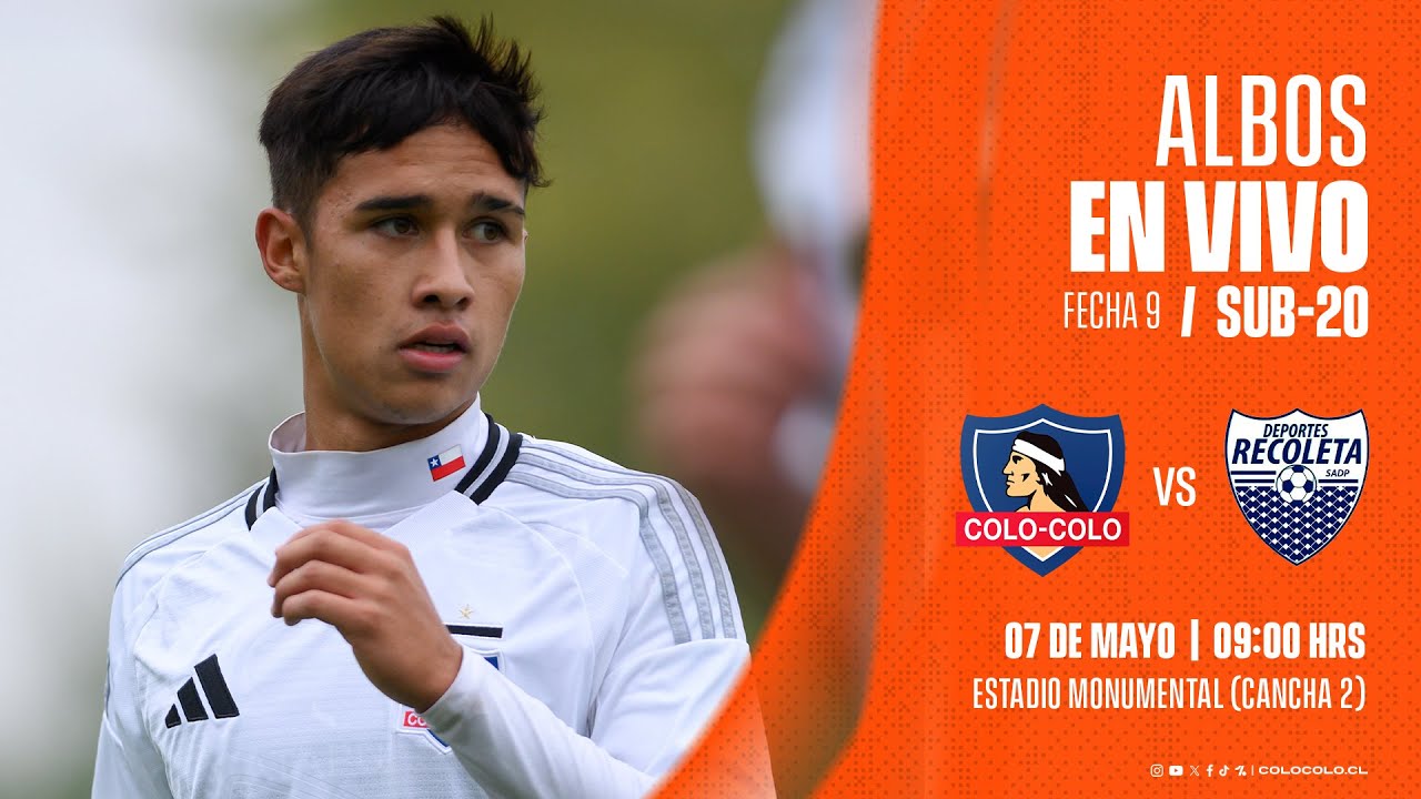 FÚTBOL EN VIVO Sub 20 | Colo-Colo vs Recoleta #CopaFuturo