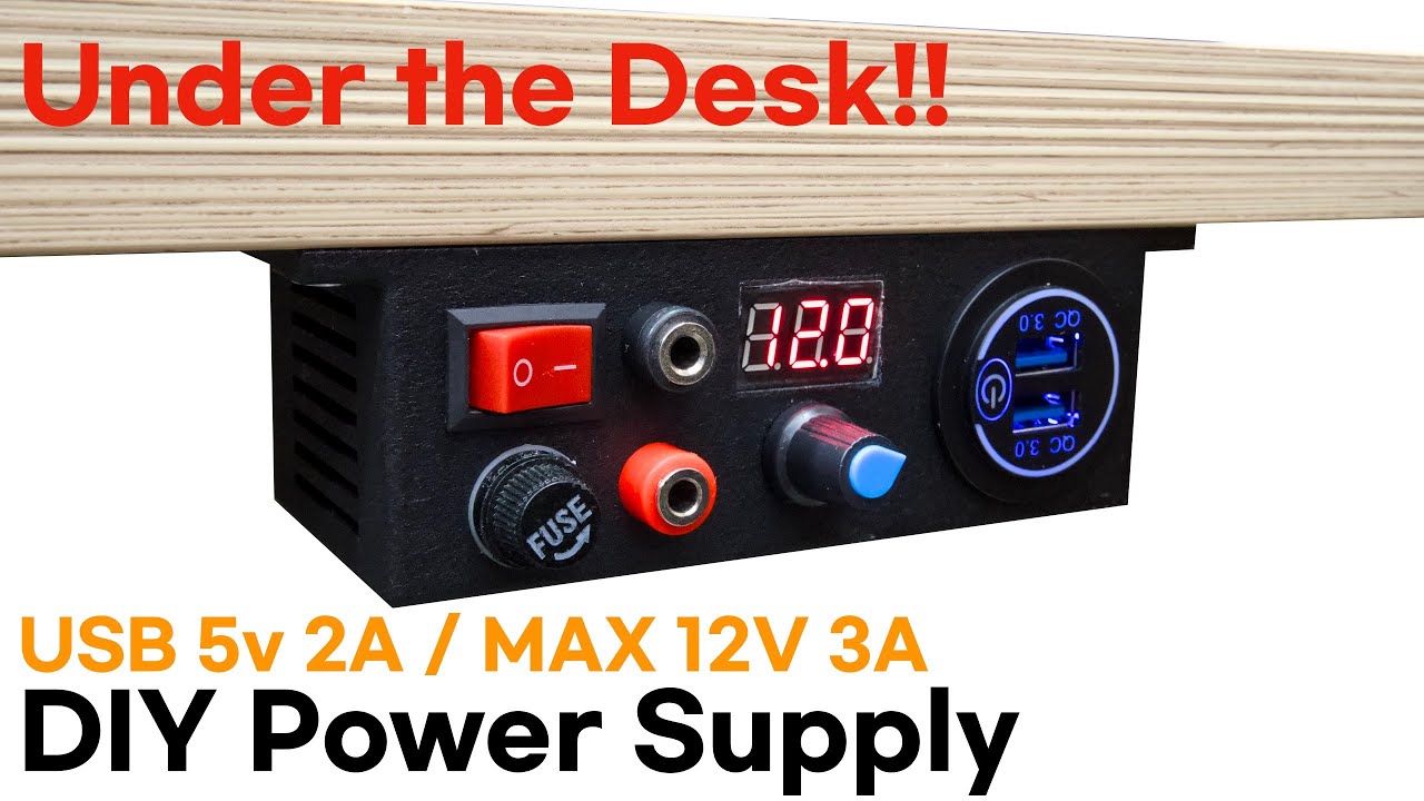 Making DC Power Supply Under the Desk