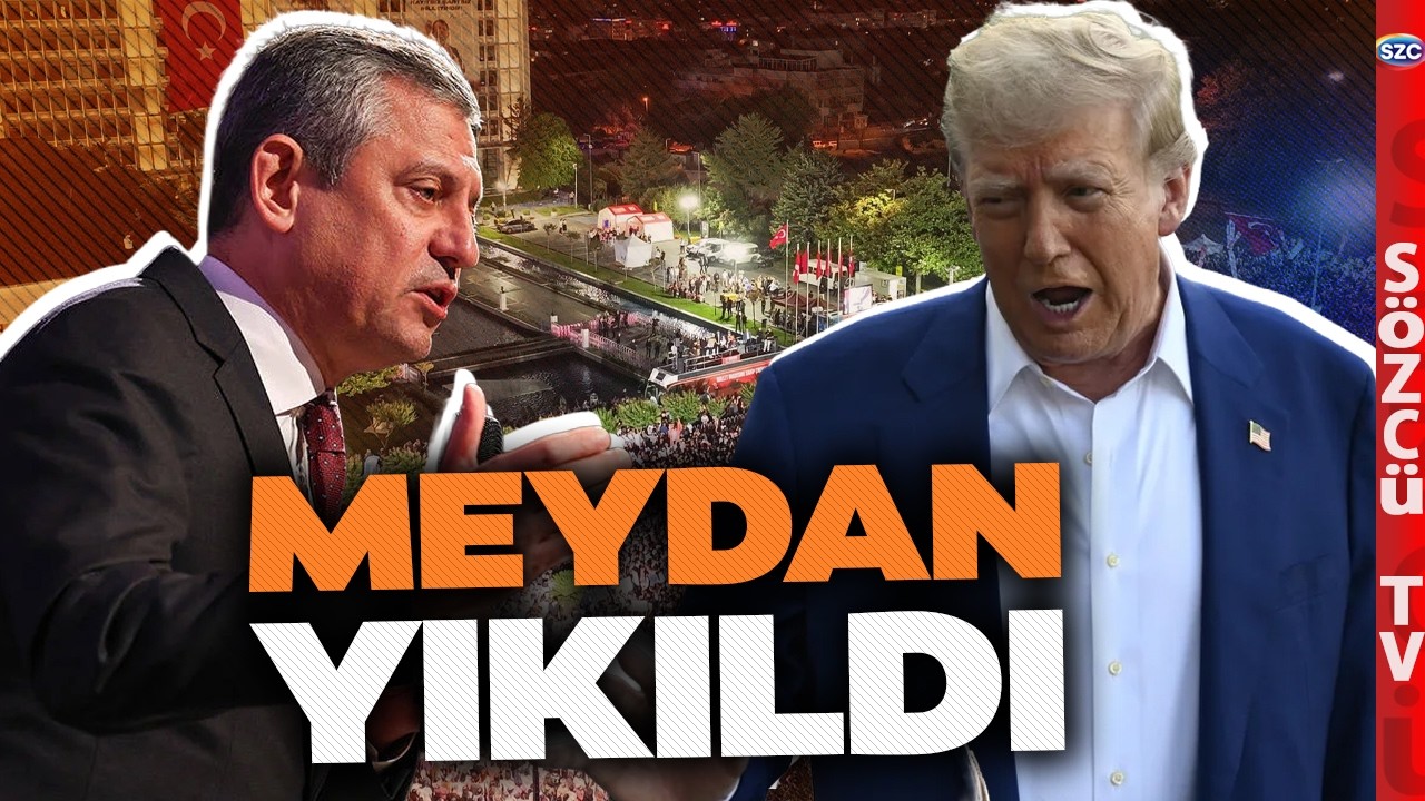 'G&uuml;c&uuml;m&uuml;z&uuml; Trump'tan Almıyoruz!' &Ouml;zg&uuml;r &Ouml;zel Ateş P&uuml;sk&uuml;rd&uuml;! Sara&ccedil;hane Yıkıldı!