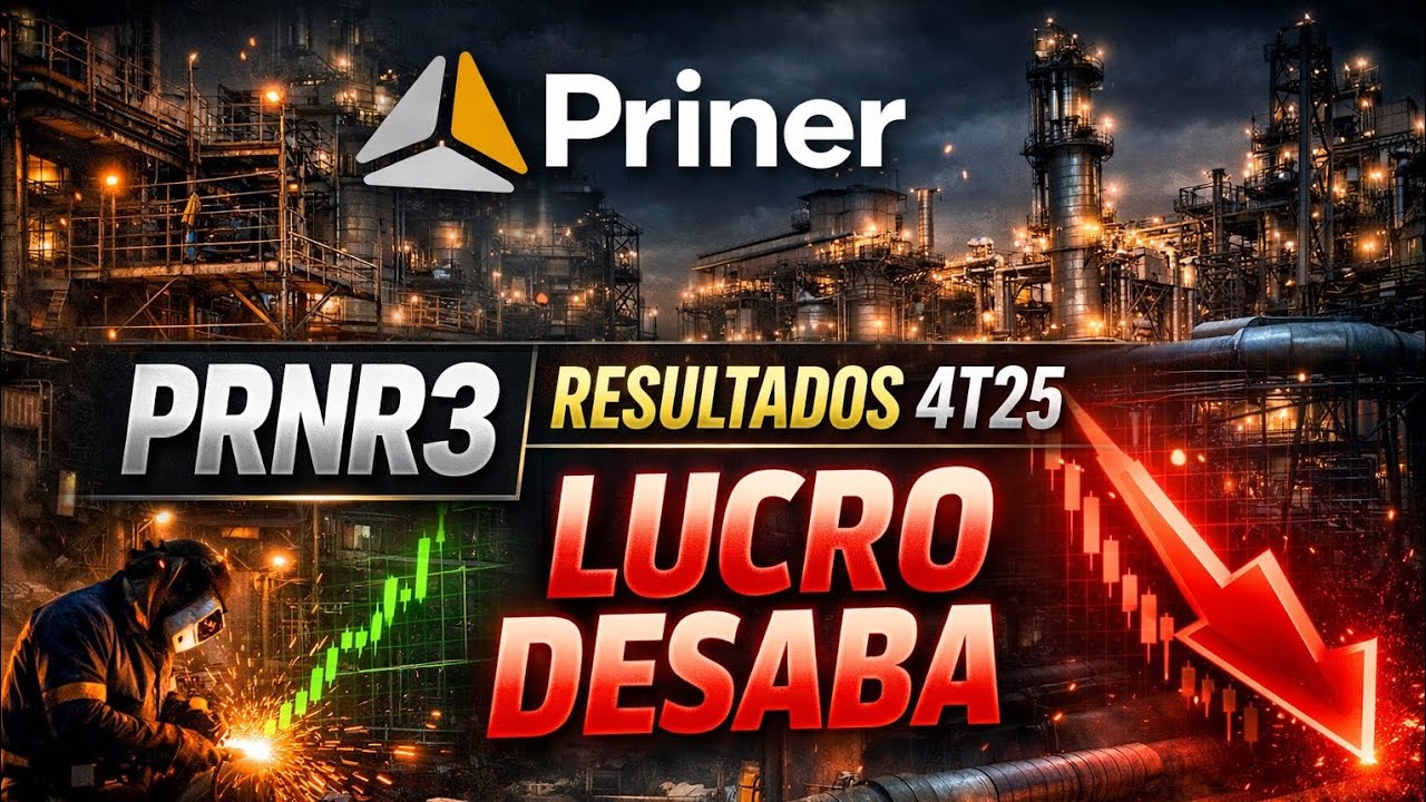 🏗 Priner (PRNR3): Receita Dispara, Mas Lucro Desaba no 4T25