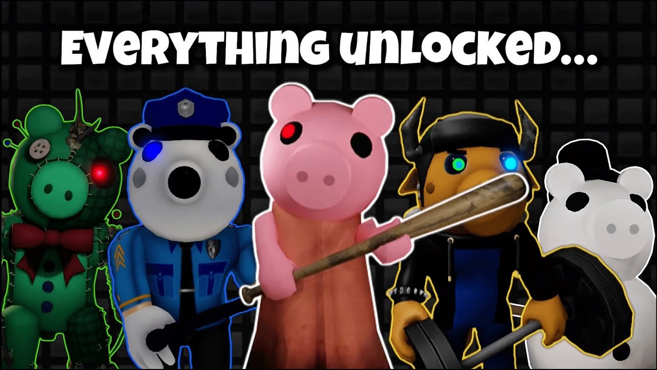 Every Piggy SKIN, TRAP, & ABILITY UNLOCKED | (Everything unlocked)
