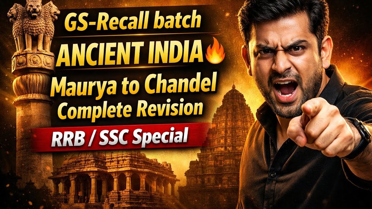 Ashok the Great से Chola तक 🔥 | Ancient India Marathon Revision