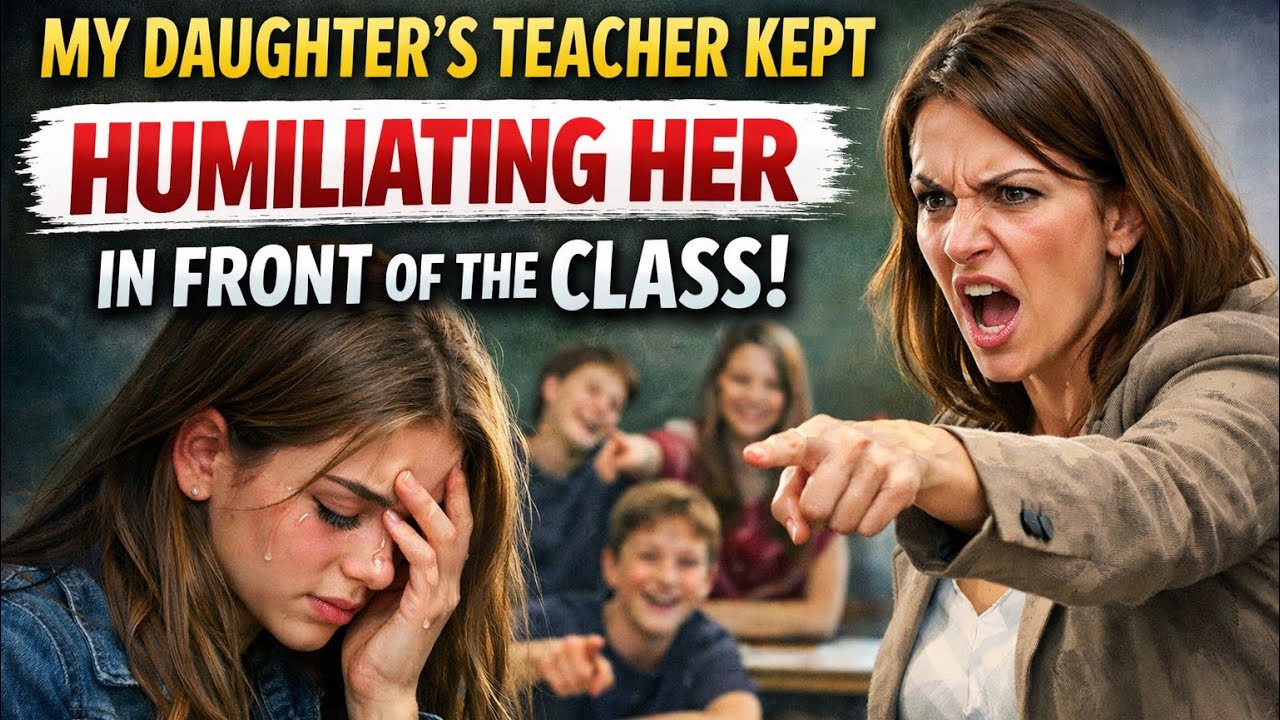 My daughter's teacher kept HUMILIATING her in front of the class.