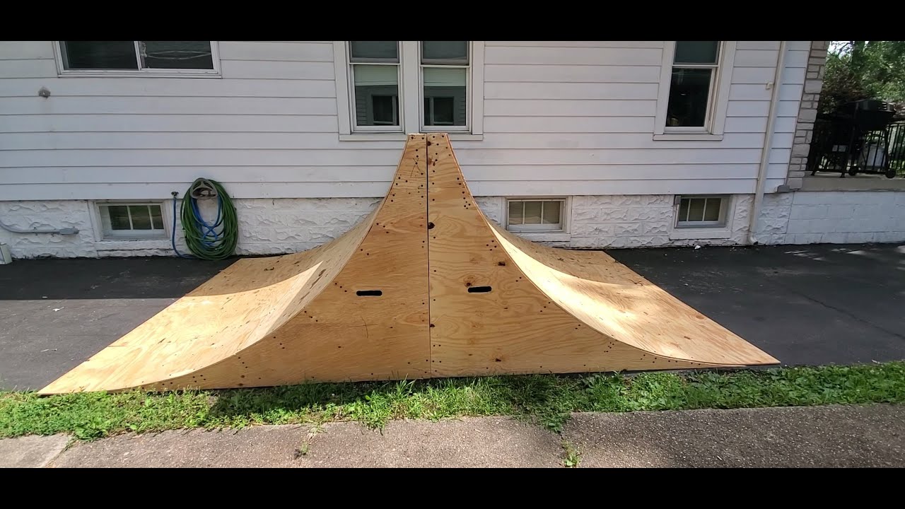 Built a 5ft.  Spine/half pipe.