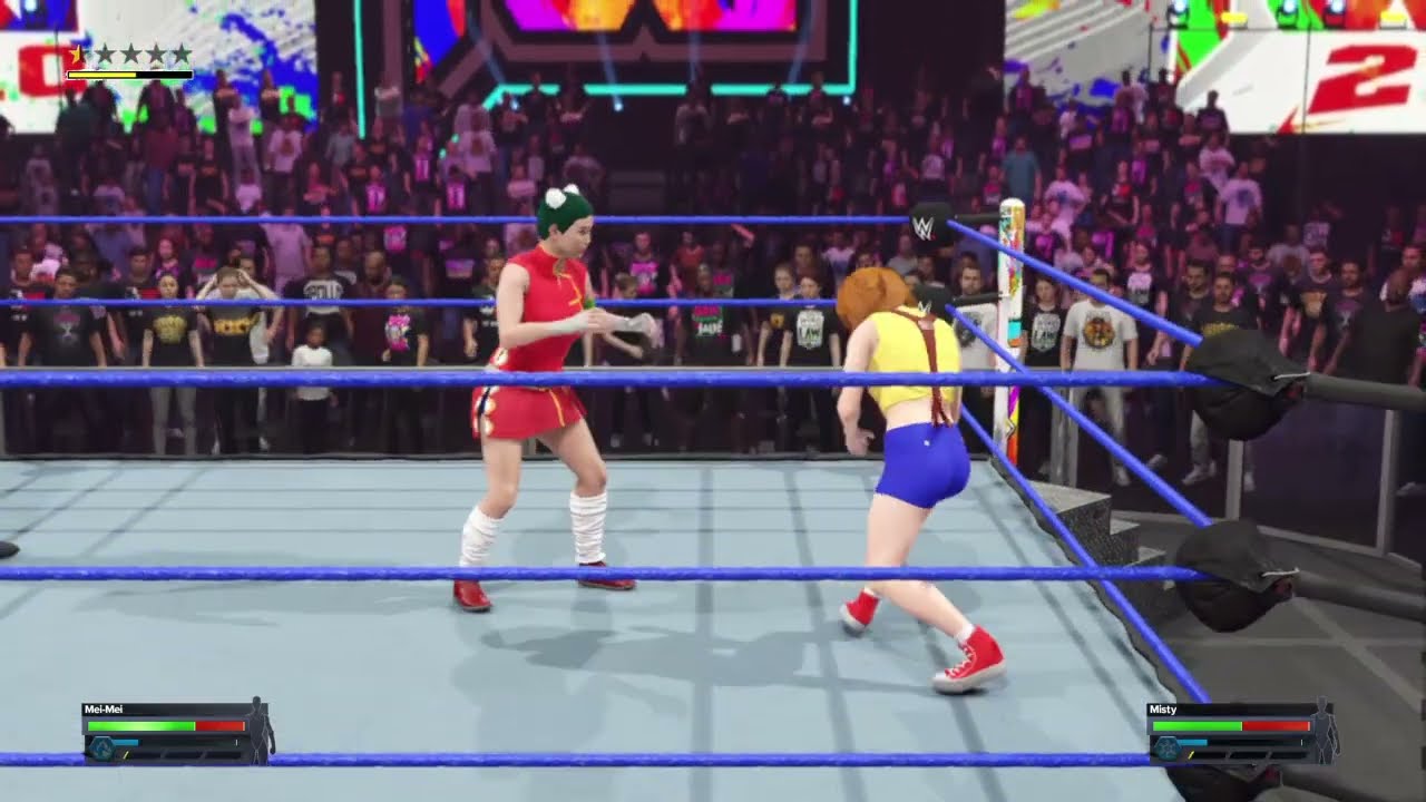 WWE 2K24: Mei-Mei vs. Misty