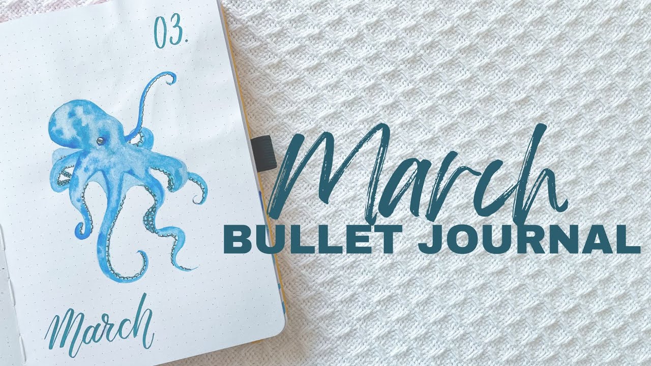 March Bullet Journal Setup | A5 Archer & Olive Journal