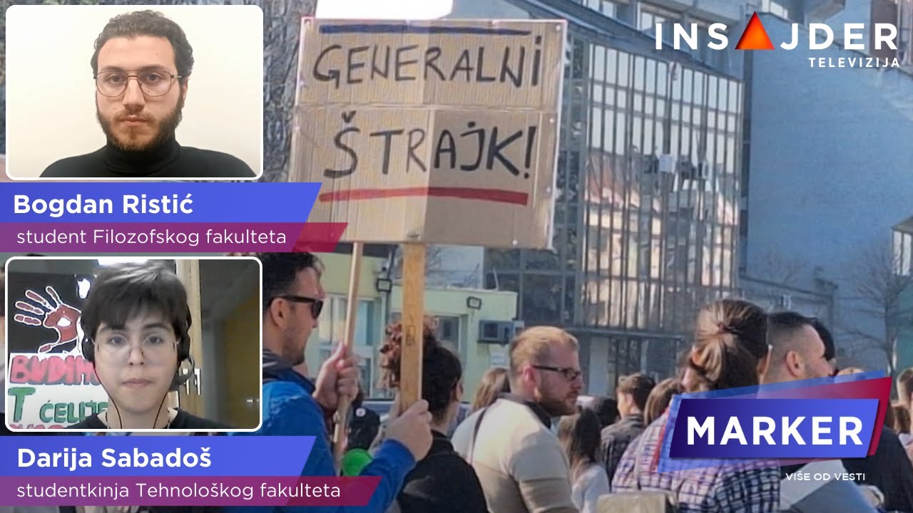 Studenti za Insajder: Generalnom štrajku se pridružuju i sindikati