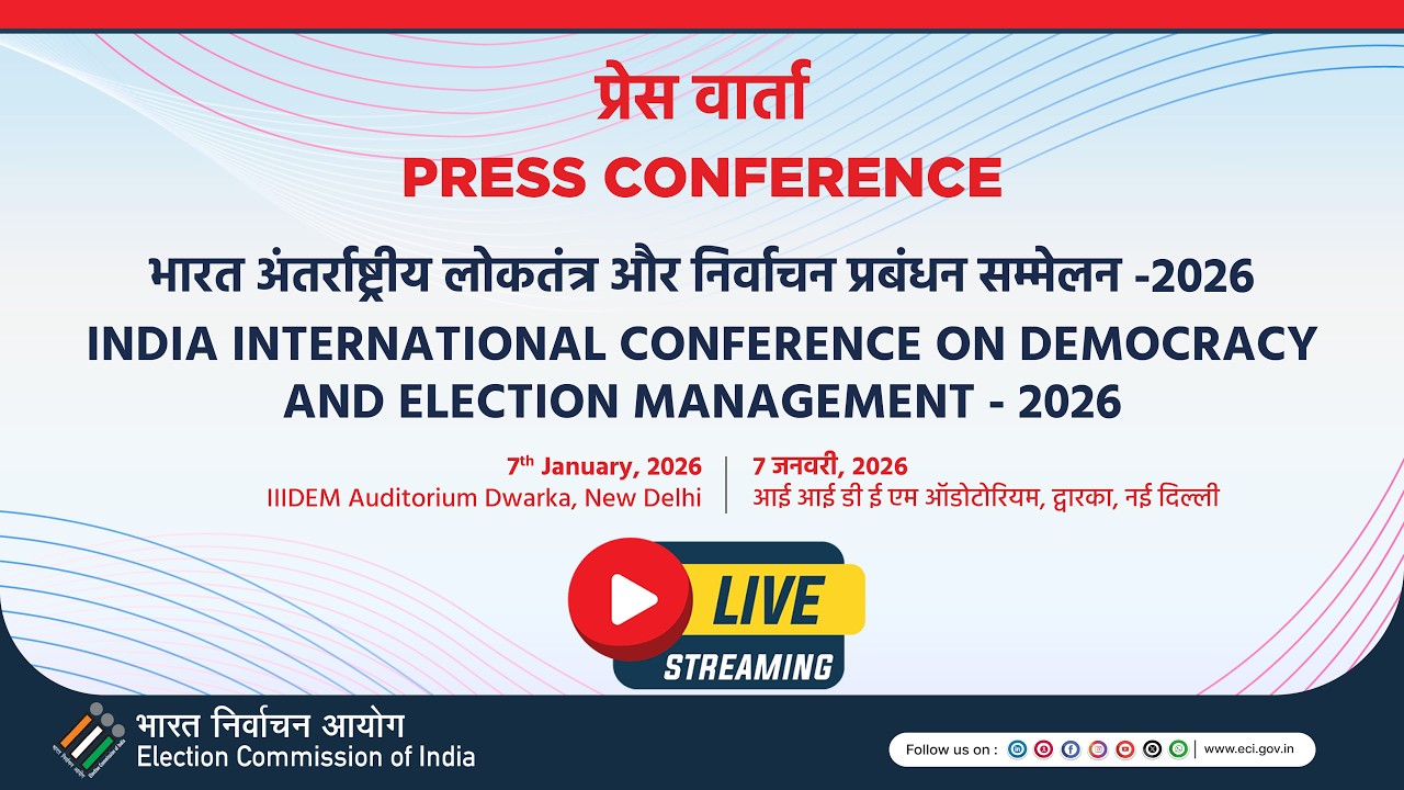 Press Conference by Election Commission of India