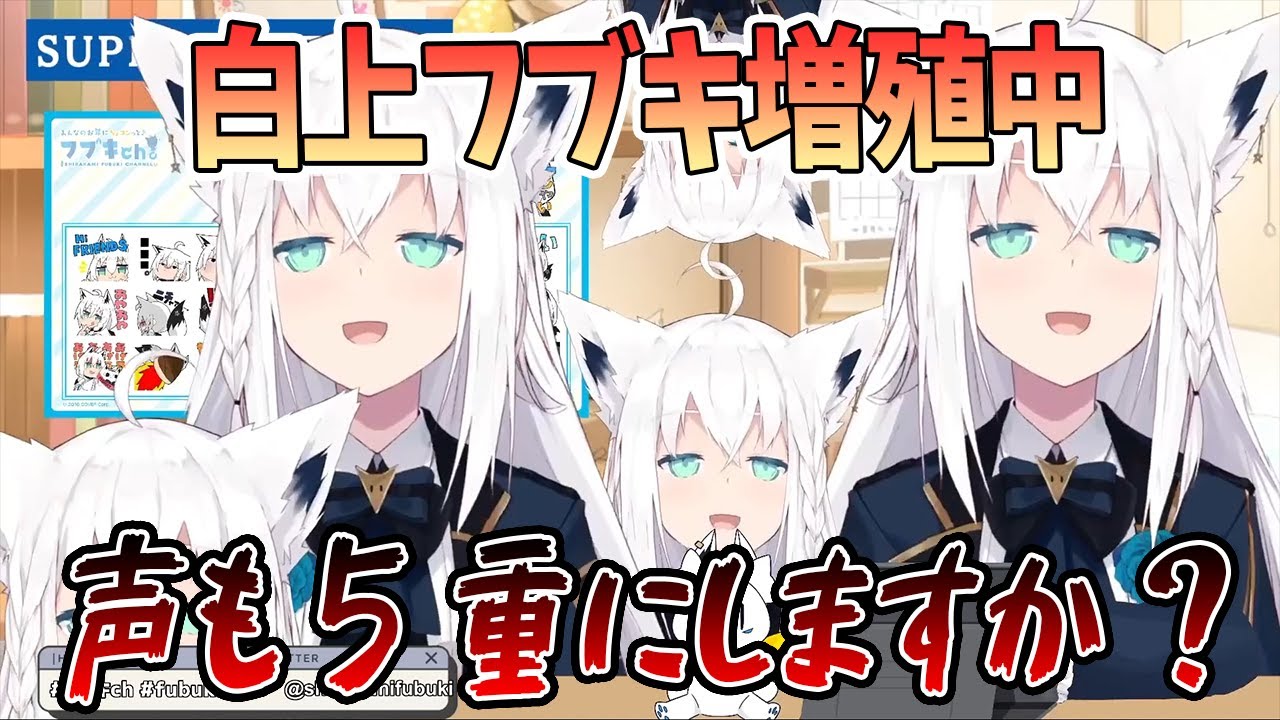 【電子ドラック】白上フブキ増殖中「ゴールドエクスペリエンスフブキレクイエム！！」【切り抜き/ホロライブ】