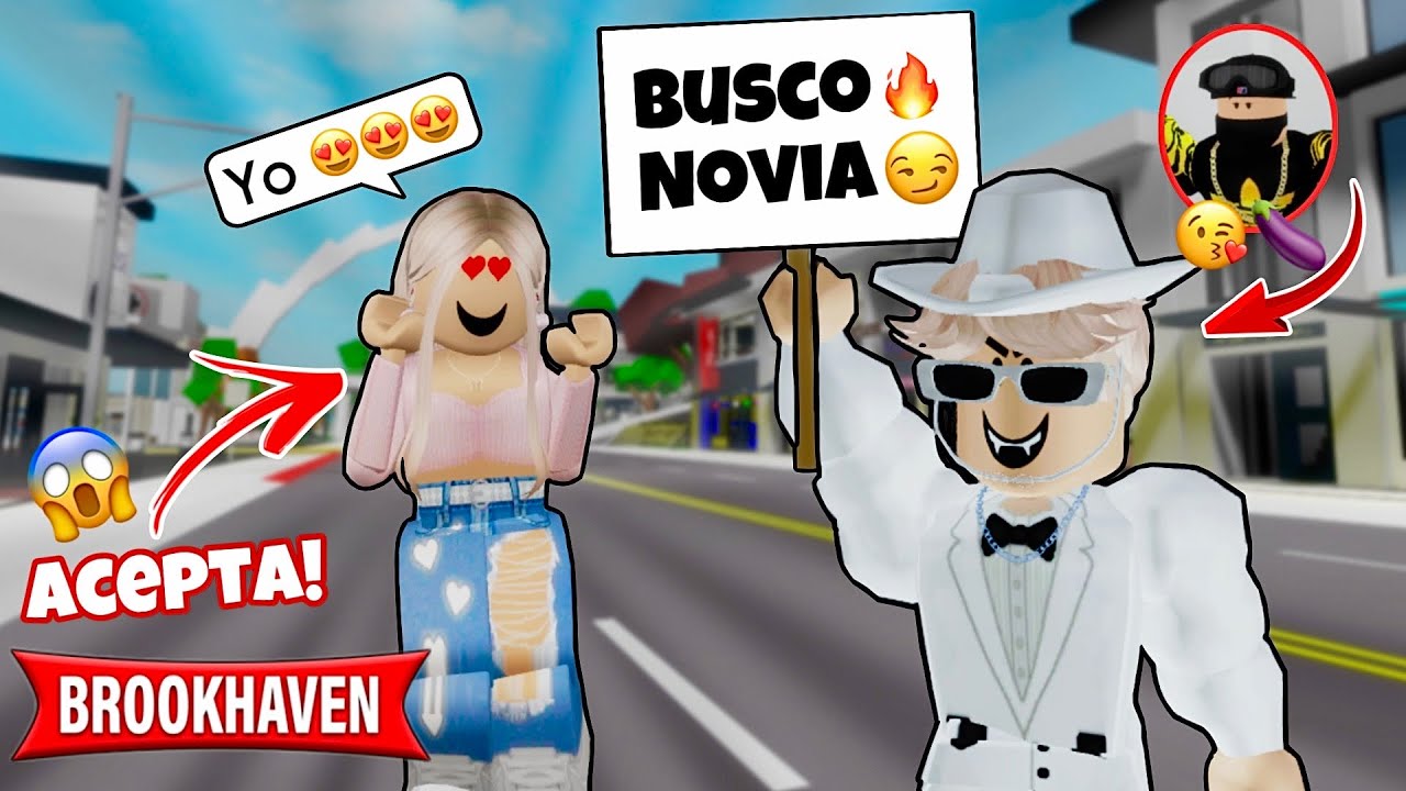 BUSCANDO NOVIA 😳 EN BROOKHAVEN 🥵🔥 Roblox