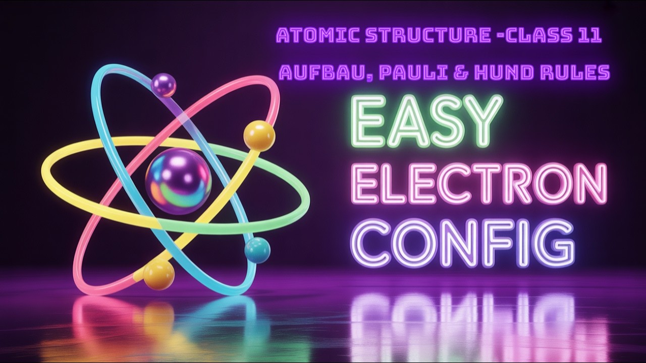 Aufbau, Pauli & Hund Rules Explained | Class XI Chemistry | Atomic Structure