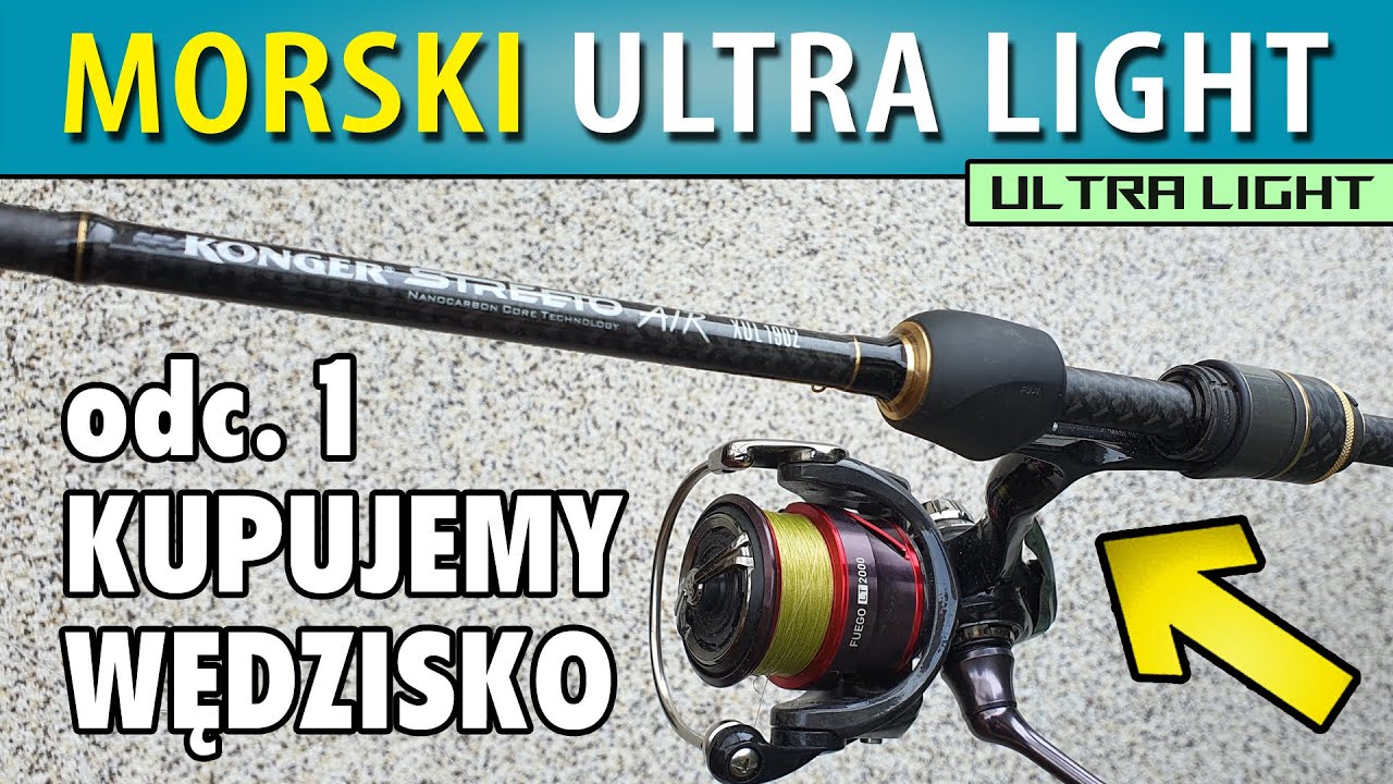 UltraLight ➤Najlepsze WĘDZISKO do portu (okonie, płocie, leszcze)...