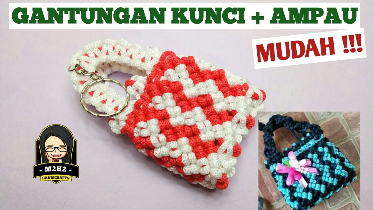 CARA MEMBUAT TAS MINI DARI TALI KUR