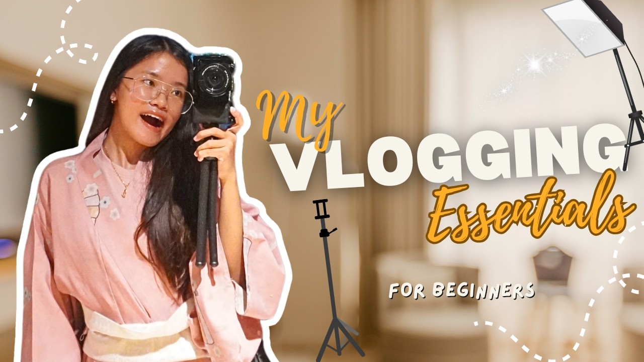 Vlog Setup Essentials: Camera, Tripod, Lights & etc. (Beginner) | Tagalog w/ English CC | Rovie Mae