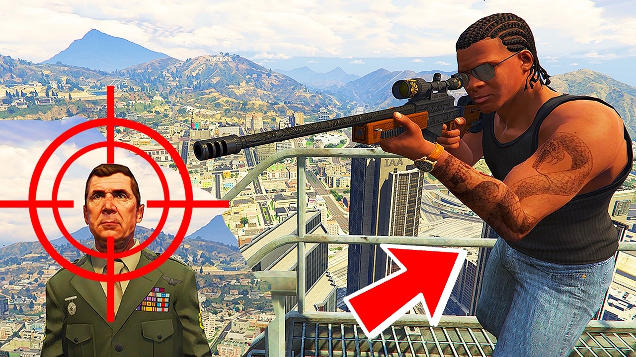 Franklin Become Most Dangerous Hitman of Los Santos in GTA 5 | SHINCHAN and CHOP