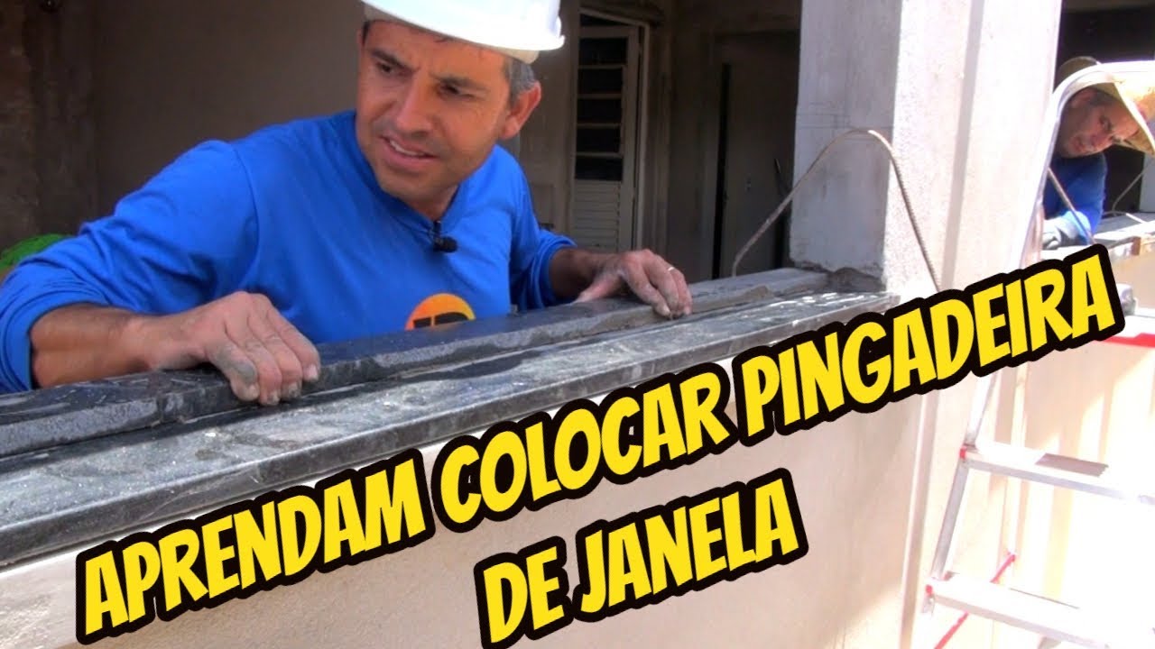 COMO COLOCAR  PINGADEIRA DE JANELA PASSO A PASSO COM JR CONSTRU&Ccedil;&Otilde;ES
