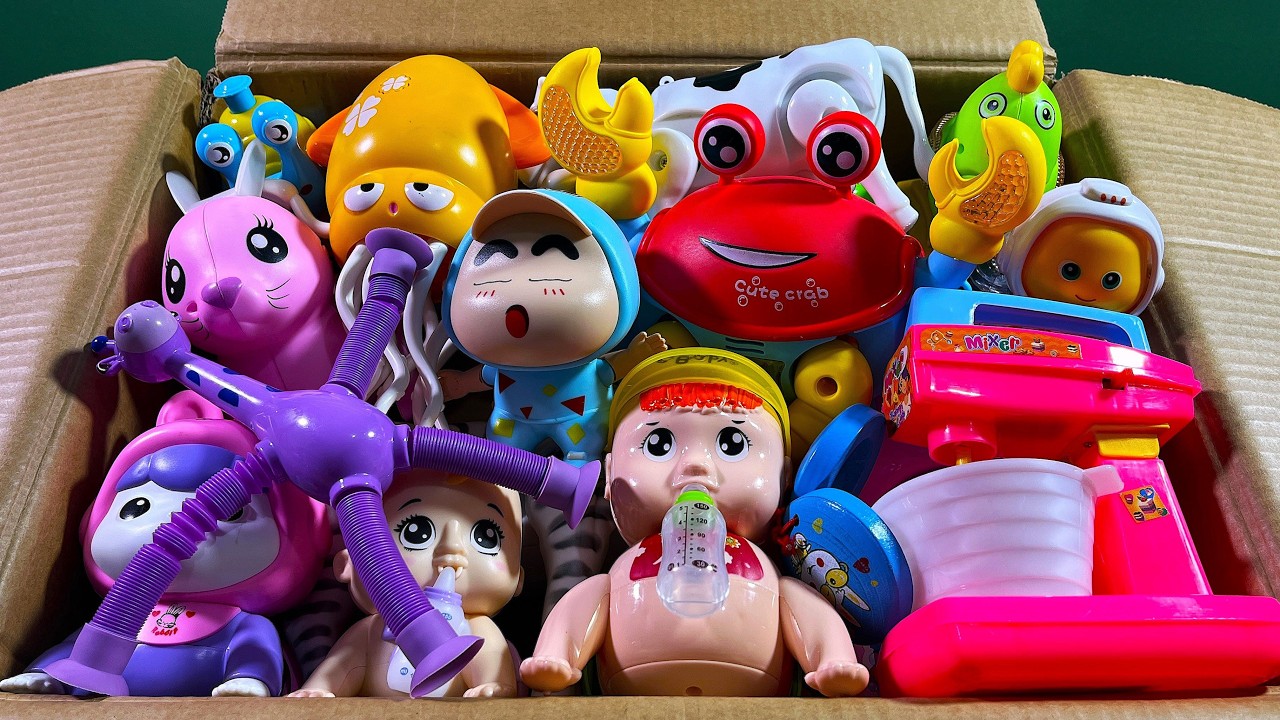 7.31 Minutes Satisfying with Unboxing Cute Princess House & Swing Slide Collection Toys Review |ASMR