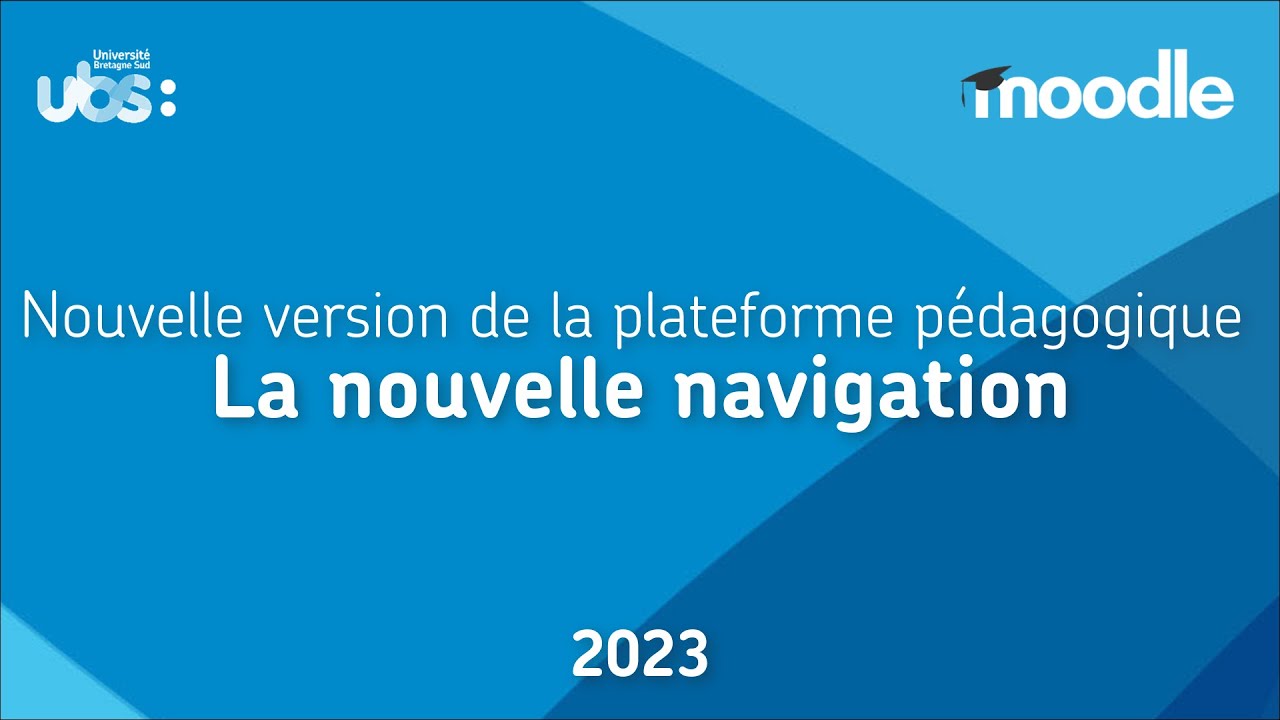Moodle version 4 - la nouvelle navigation