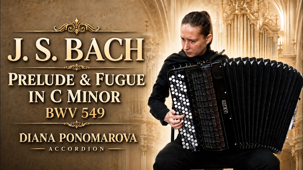 Bach Like You’ve Never Heard — Prelude and Fugue BWV 549 on Accordion