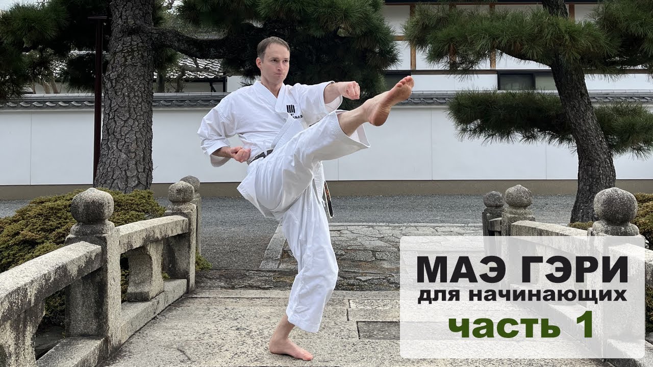 Маэ гэри для начинающих (часть 1). Как самому отрабатывать прямой удар ногой. Лаборатория каратэ #01