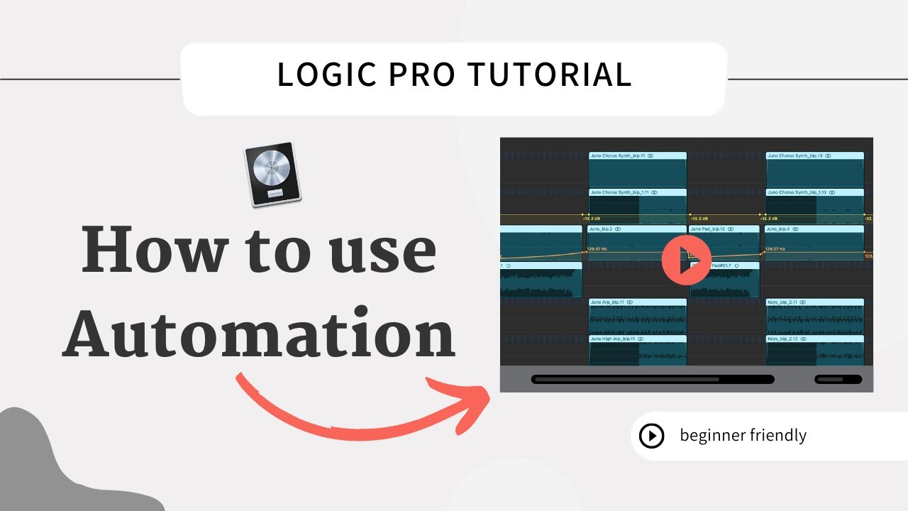 Как использовать автоматизацию в Logic Pro