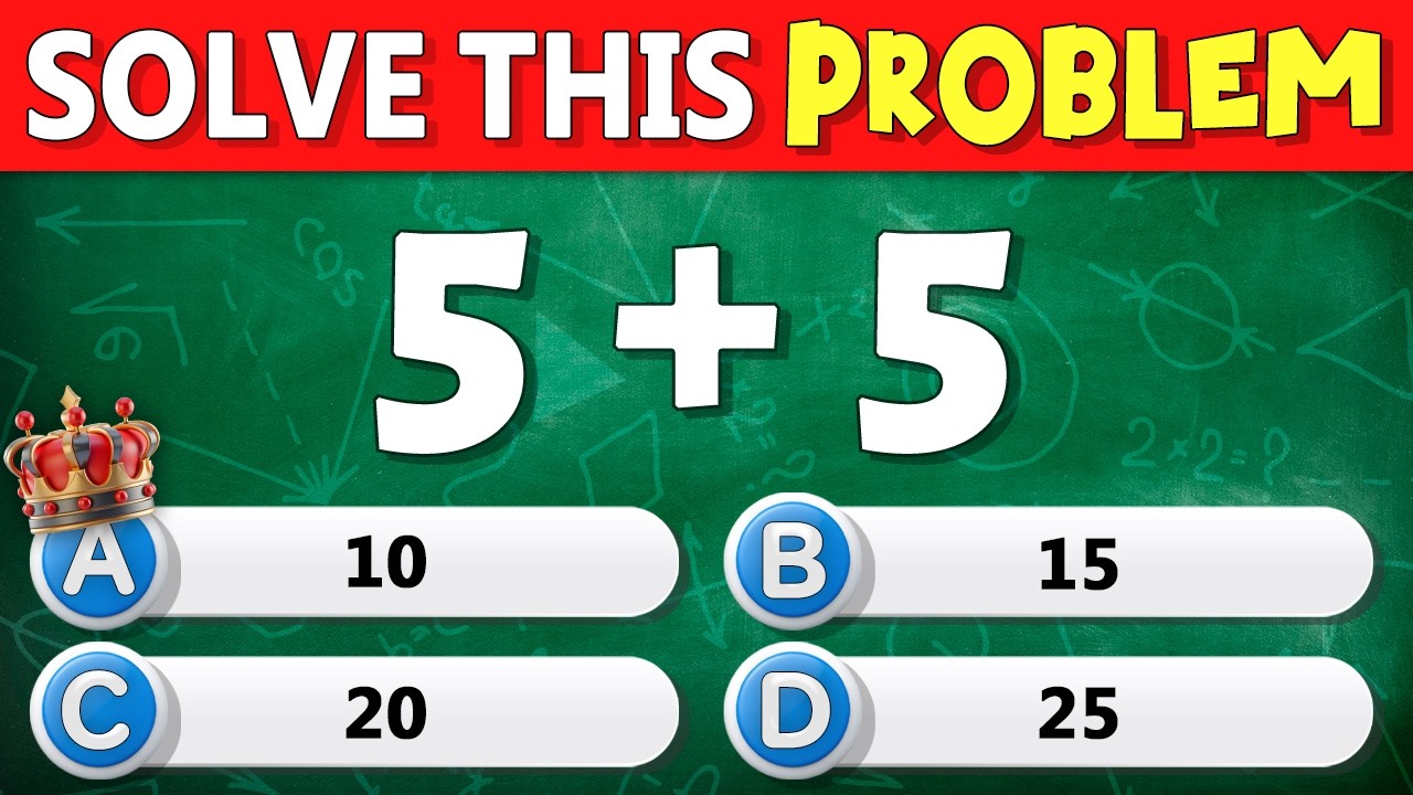 Ultimate Math Quiz Challenge 🧠🔥 30 Questions Only Geniuses Pass! | Quiz DingDong