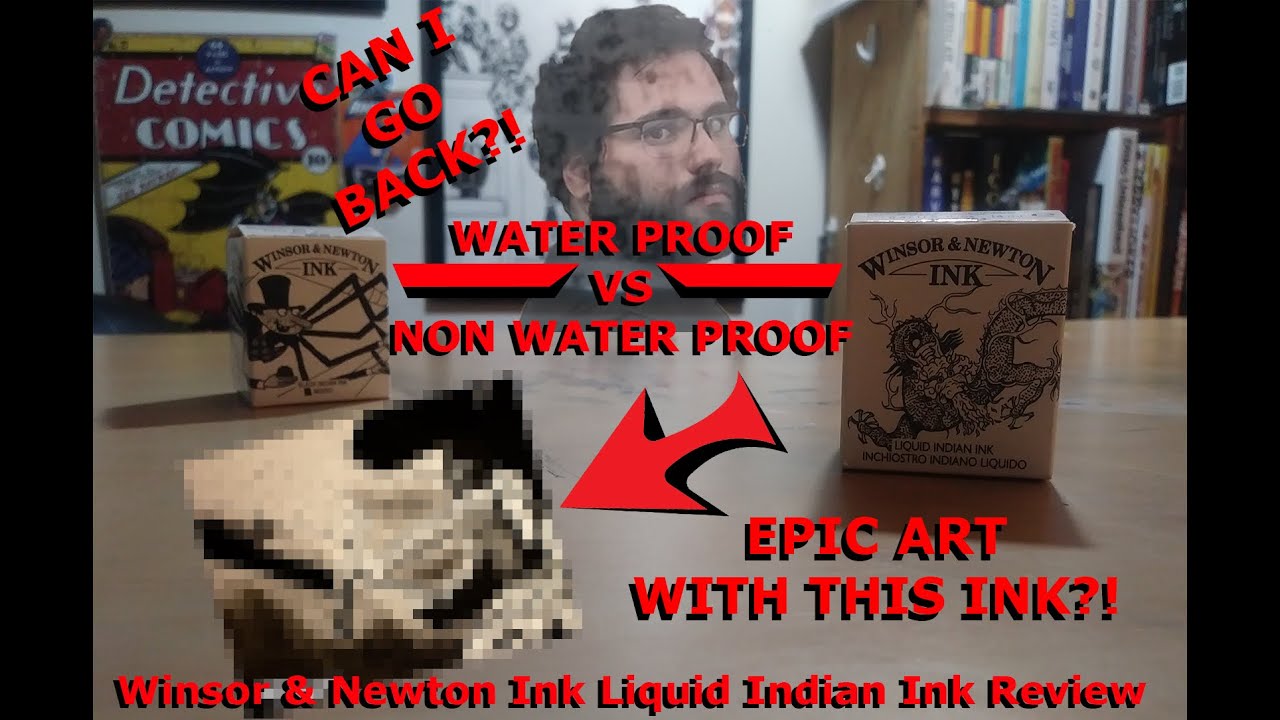 Winsor & Newton Liquid Indian Ink Non - Waterproof Review