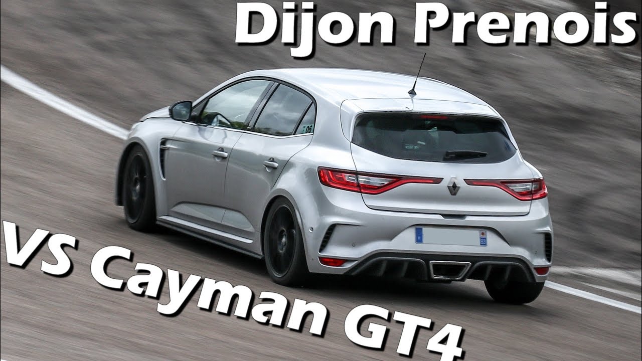 Megane 4 RS Trophy 300 vs Cayman GT4  - Dijon Prenois - Team93 / GT Performance