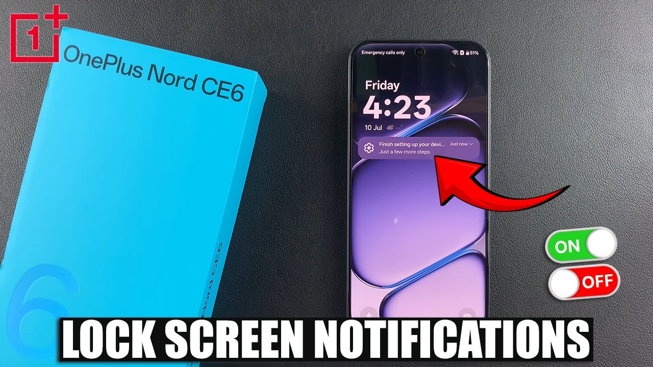 Как скрыть или показать уведомления на экране блокировки OnePlus Nord CE 5G