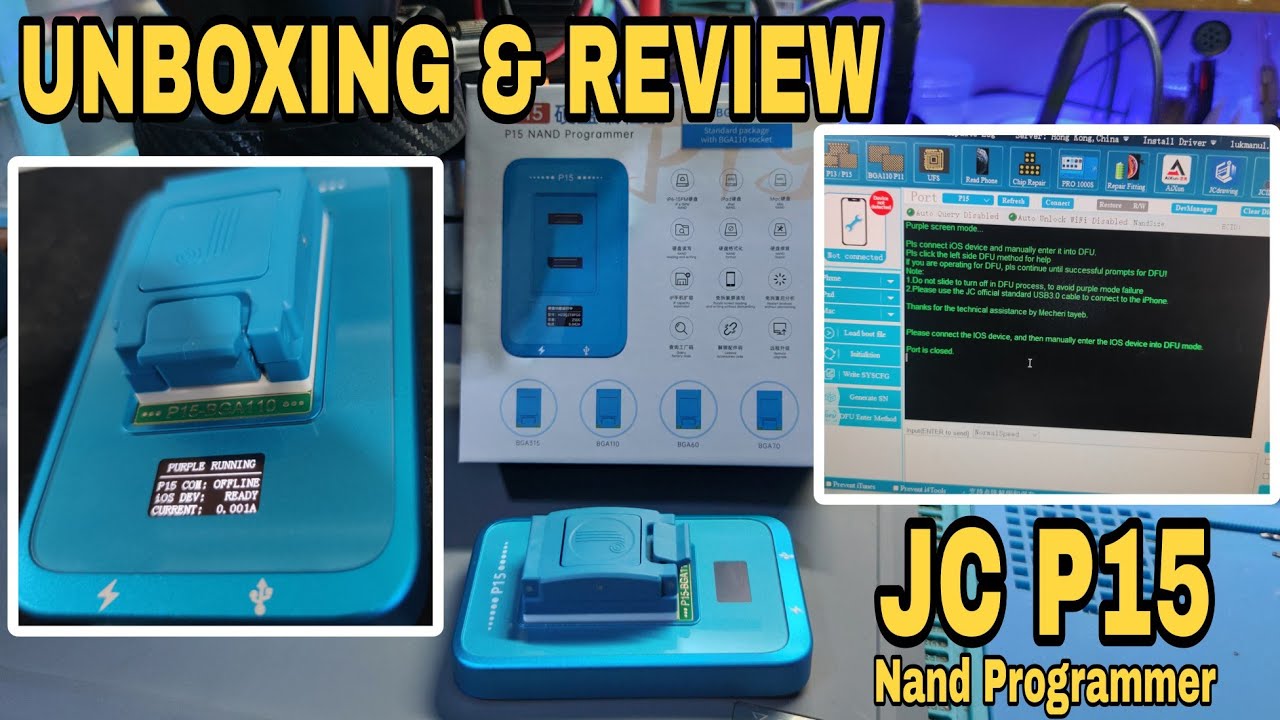 Review - JCID P15 Nand Programmer For iPhone #TeknisiNusantara