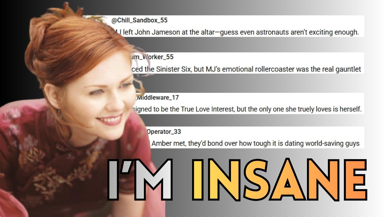 Nobody likes Mary Jane Watson from Sam Raimi's Spider-Man trilogy: Comment as song