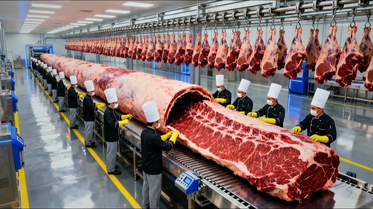 Inside the Cow Factory: How McDonald's Makes 68 Million Burgers Daily (Full Process)