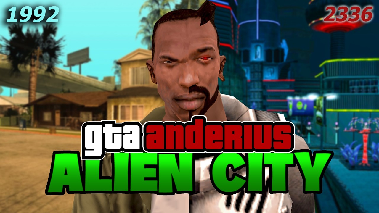 GTA Anderius: Alien City - ПОЛНЫЙ обзор. Прошёл на 100%.