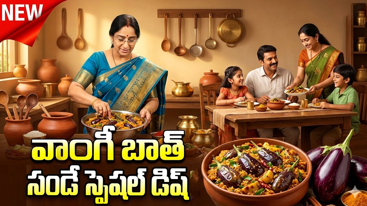 Sunday Special Veg Recipe | Vaangi Bath Step by Step | Tasty & Healthy | Ramaa Raavi Style