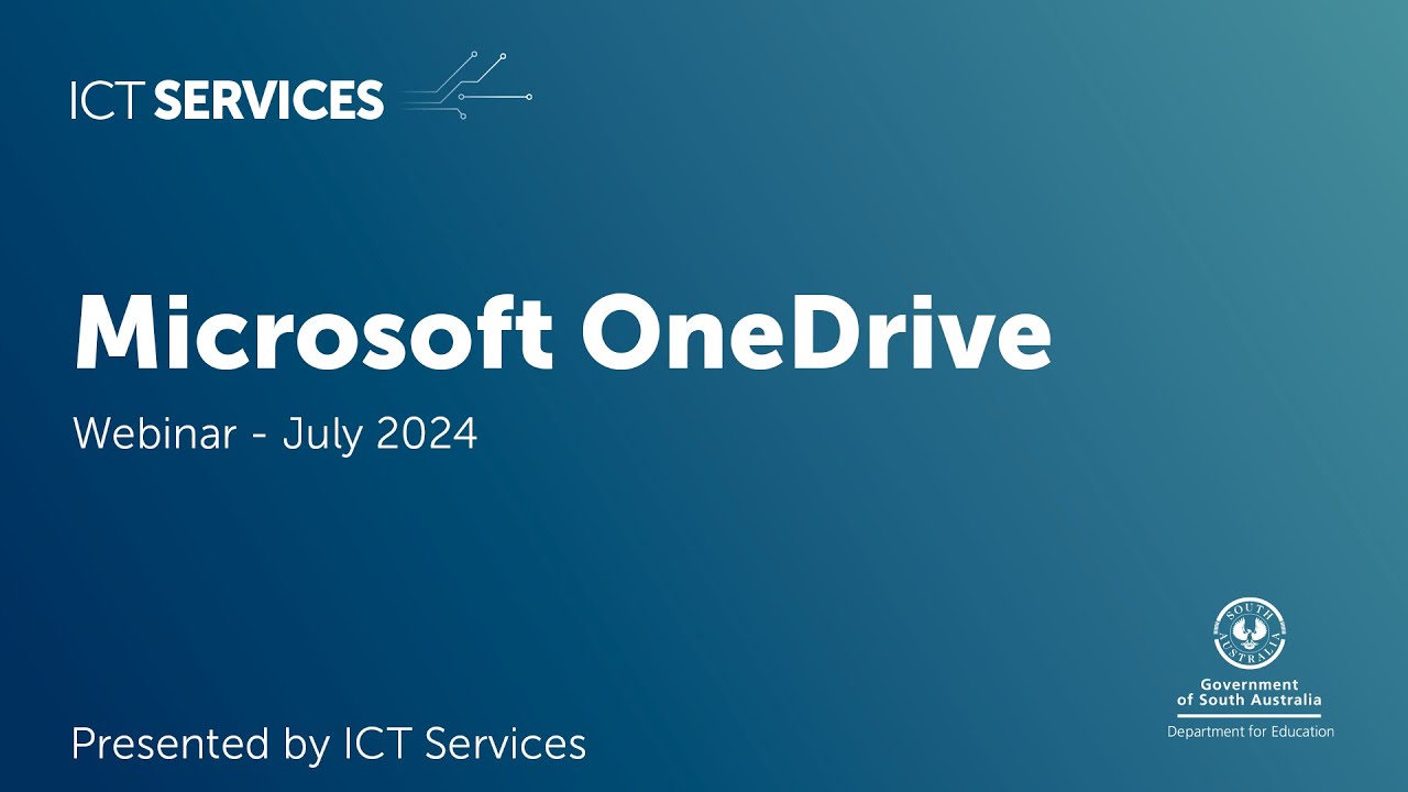 Microsoft OneDrive Overview - Webinar July 2024