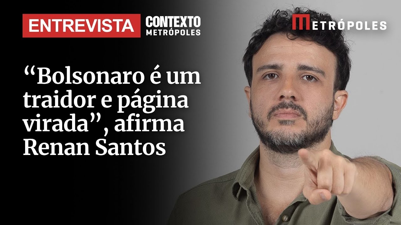 Renan Santos, fundador do partido Missão, fala sobre expectativas para 2026: 