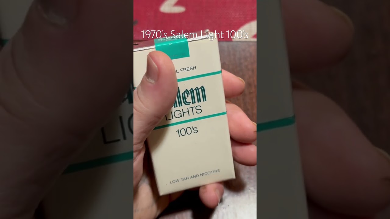 ￼ Opening up sealed old pack of 1970&rsquo;s Salem light menthol cigs will they be fresh ?