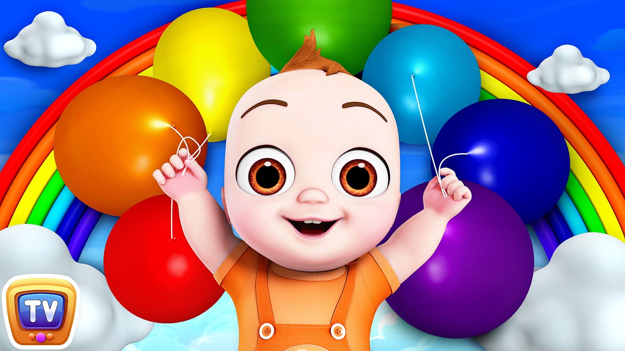 The Rainbow Party - Color Songs for Children - ChuChu TV Funzone Nursery Rhymes & Toddler Videos