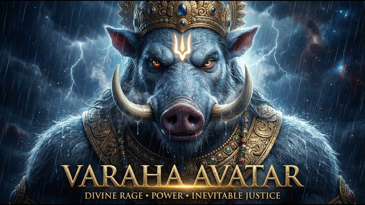 🔥 “वराह अवतार: जब विष्णु ने धरती बचाई 😨”