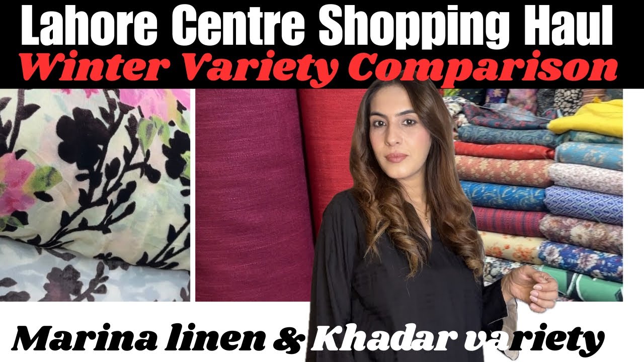Lahore's Winter Fabric Buying Spree! Lahore Centre Shopping Haul