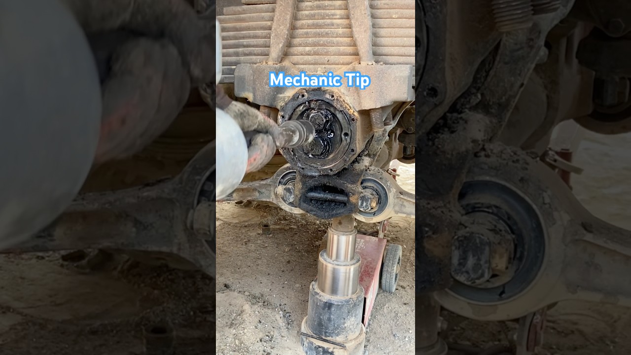Mechanic Tip: How To Remove Rusty Stuck Bolt. #tips #tools #machine #asmr #repair #ytshorts #shorts