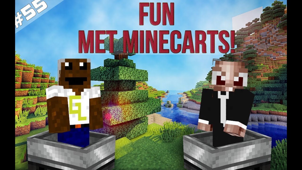 Minecraft Survival #55 - FUN MET MINECARTS!